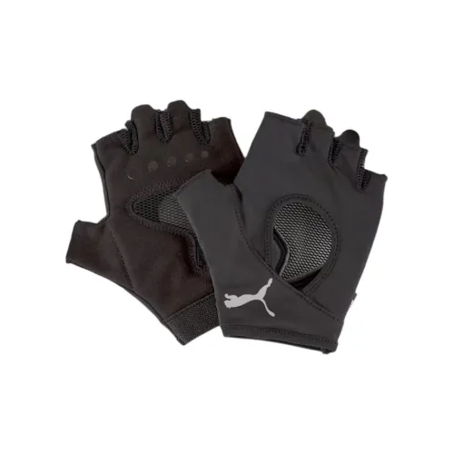 PUMA Polyester, Nylon, Polyurethane Sports Gloves Women's Black