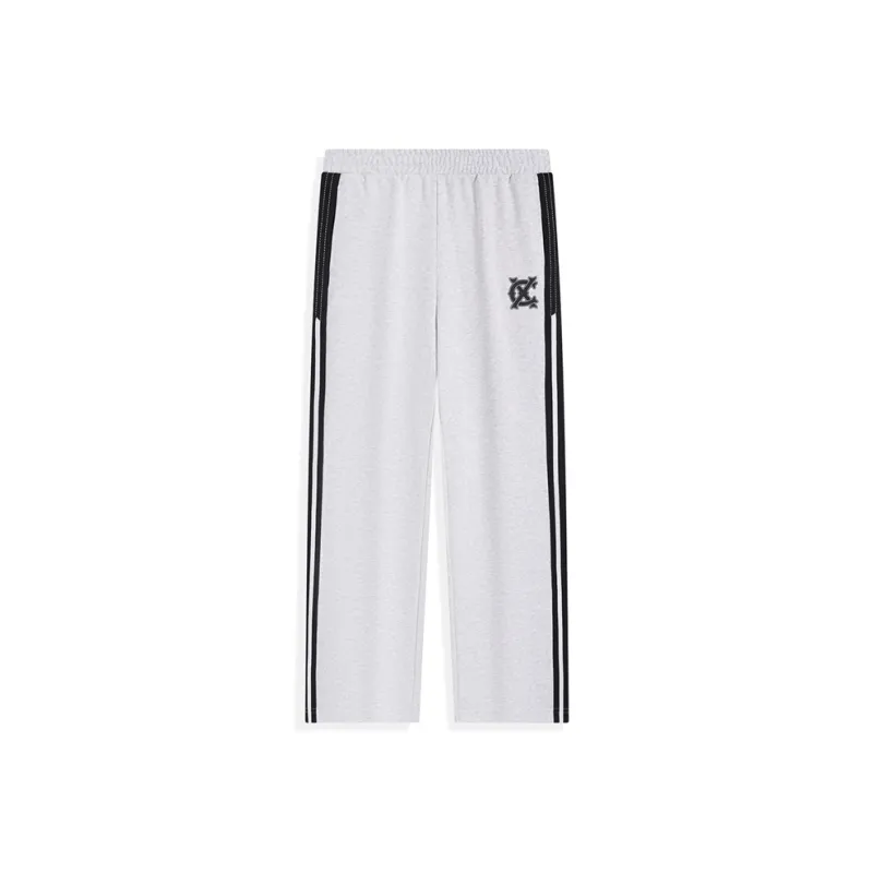 XTEP Athletic Trousers Unisex Light Heather Gray 7/Jet Black-0