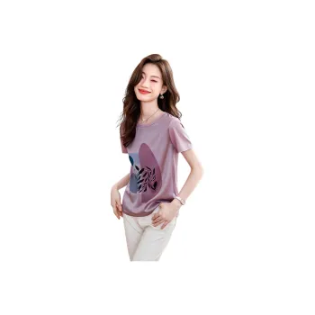 Mo Han Yi Mei T Shirt Women's Lavender Purple