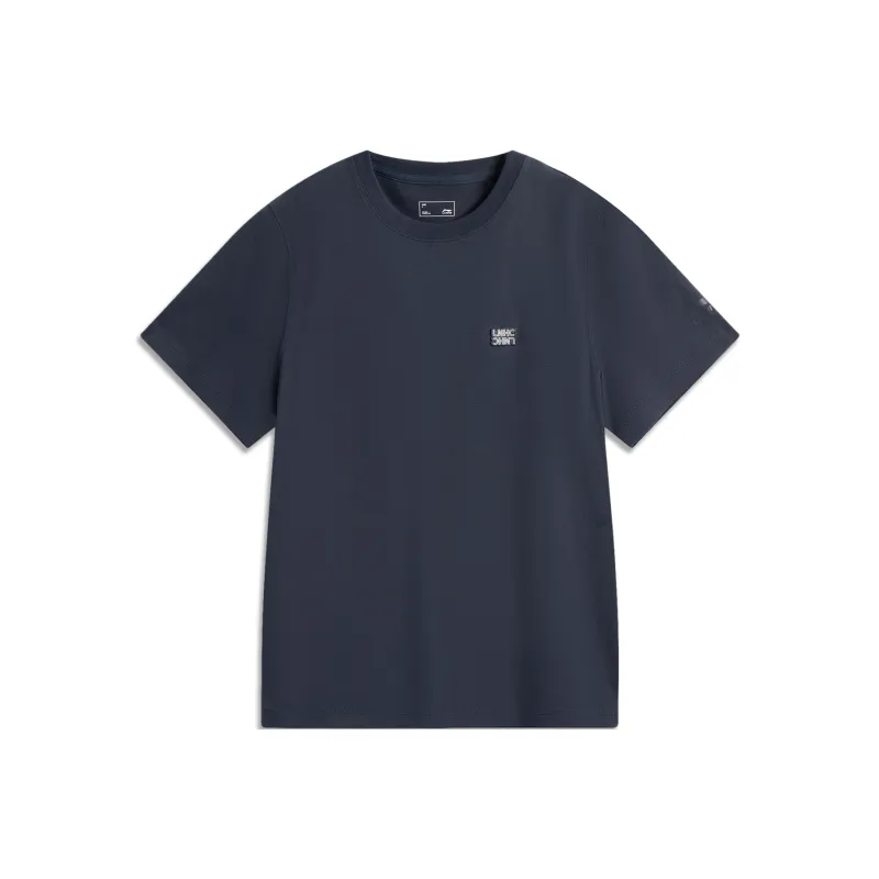 LiNing Sports Life Collection T Shirt Women's Outer Space Blue-0