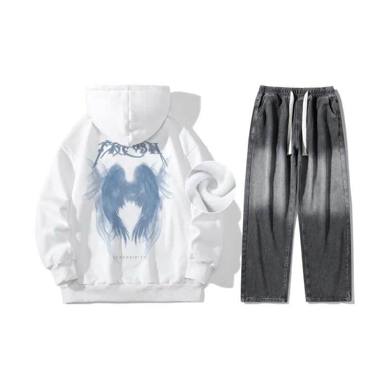 FREO3N Sweatshirt Sets Unisex-14