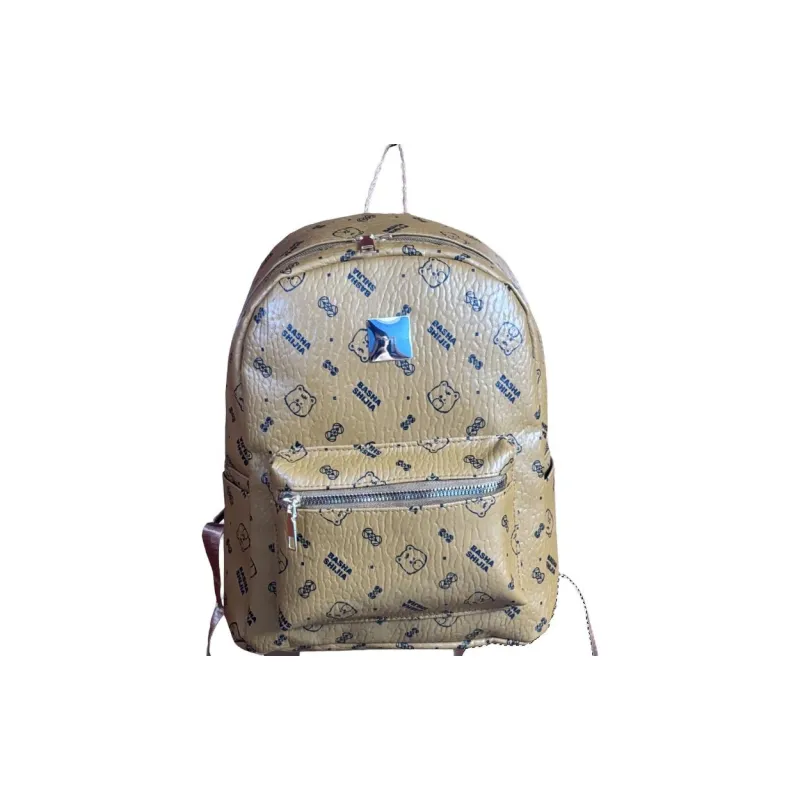 Gerlanx Pu Backpack Women's Brown/Pink/White-3