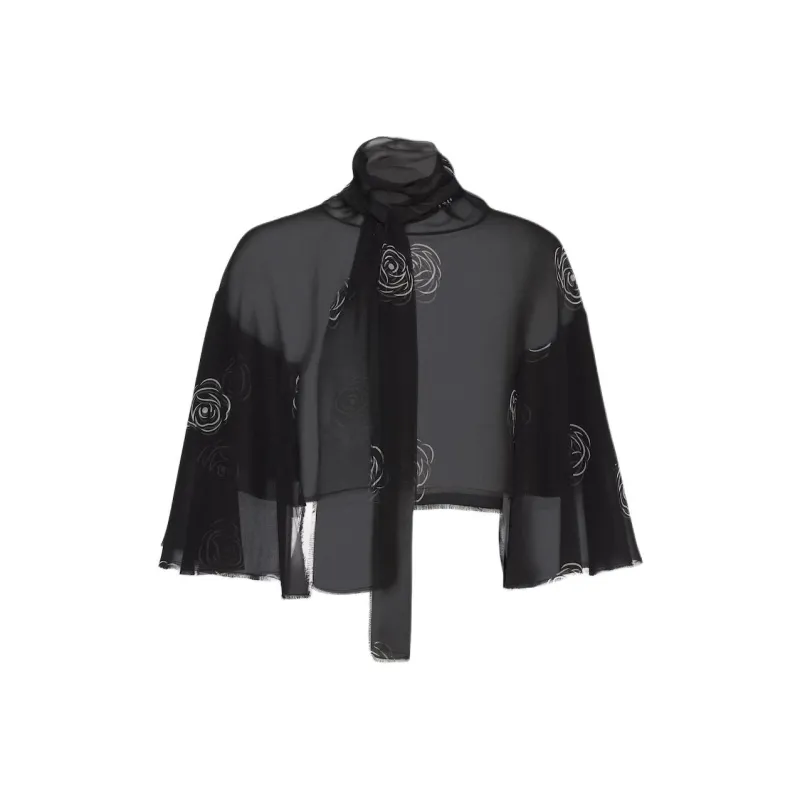 PRADA SS24 Crop Tops Women's Black-0