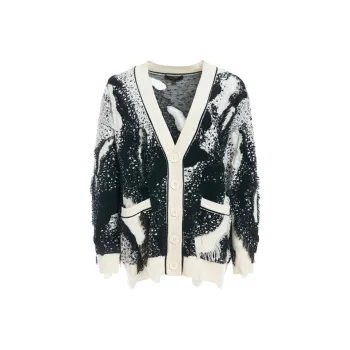 BESIONIA FW23 Sweater Women's Black White