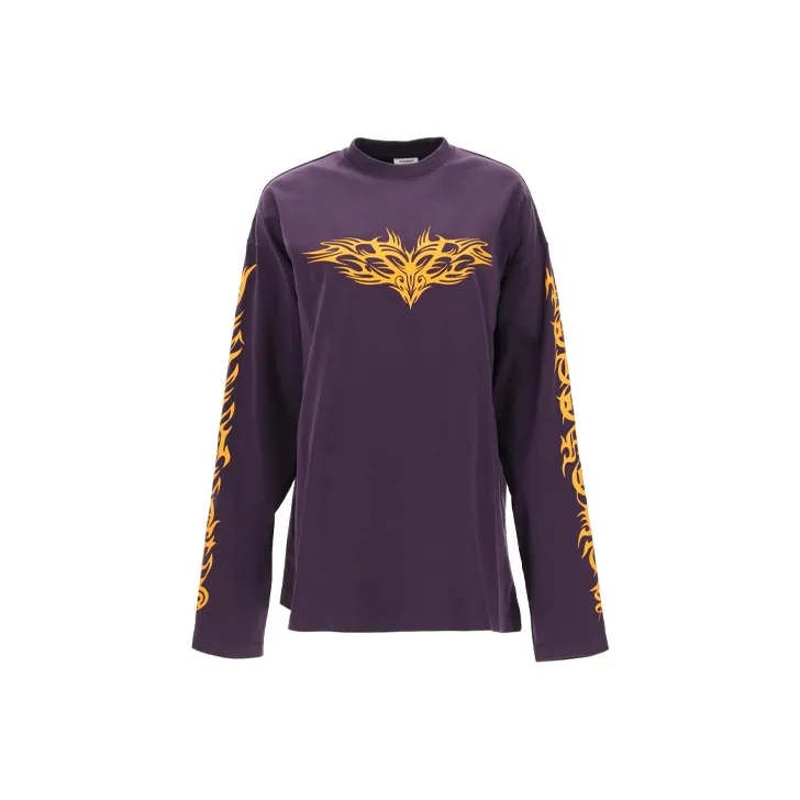 Vetements T-Shirts Women's Purple-0