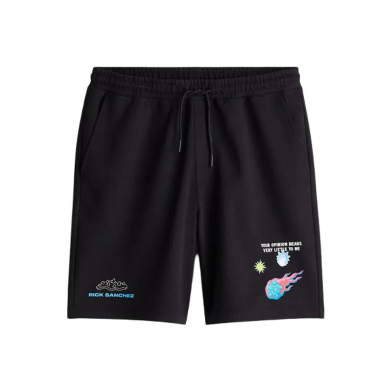 H&M Casual Shorts Men Black-0
