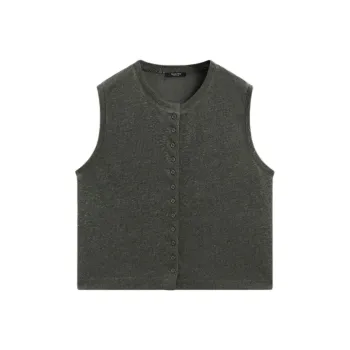 Massimo Dutti Tank Tops Women's Green