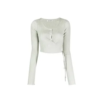 LOW CLASSIC Ribbed Wrap Top