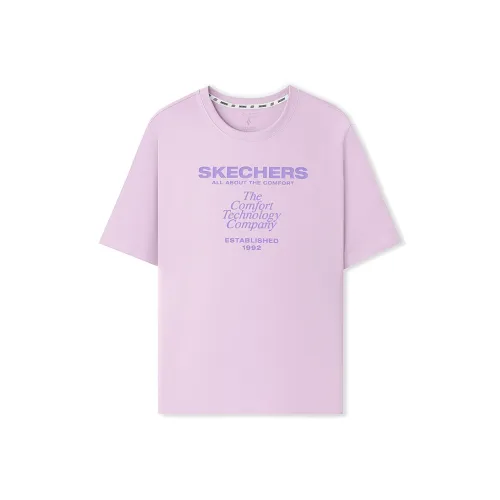 Skechers T Shirt Women's Light Pink Red