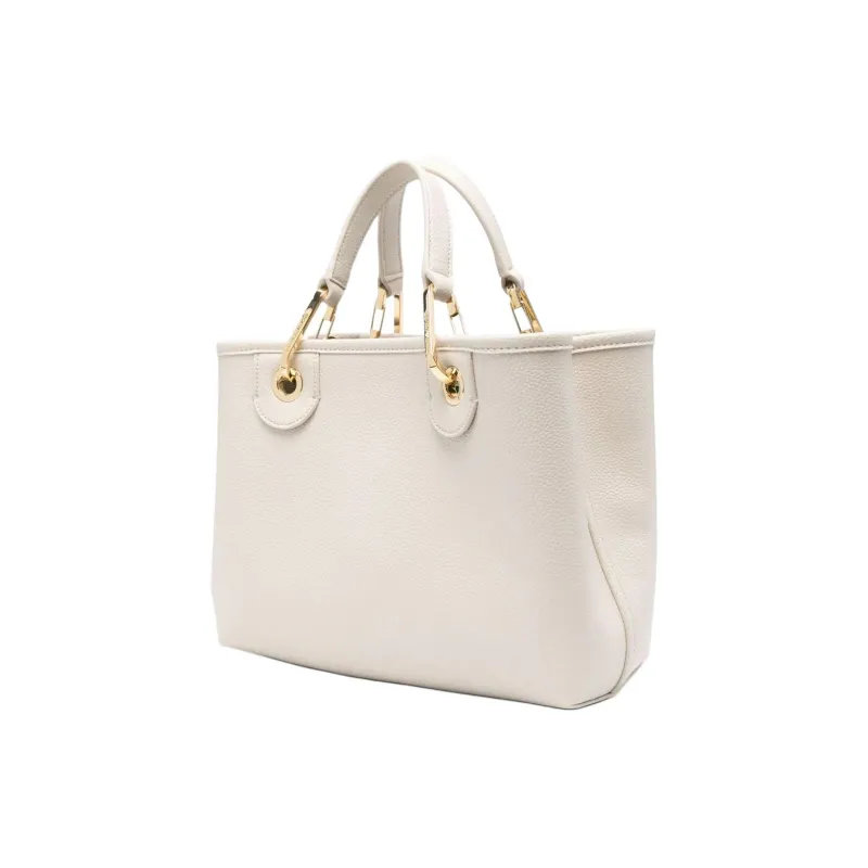 EMPORIO ARMANI Polyurethane One Shoulder Handbag Women's Beige-1