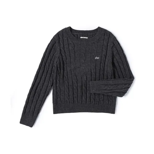 Lee Sweaters Women's Iron Gray