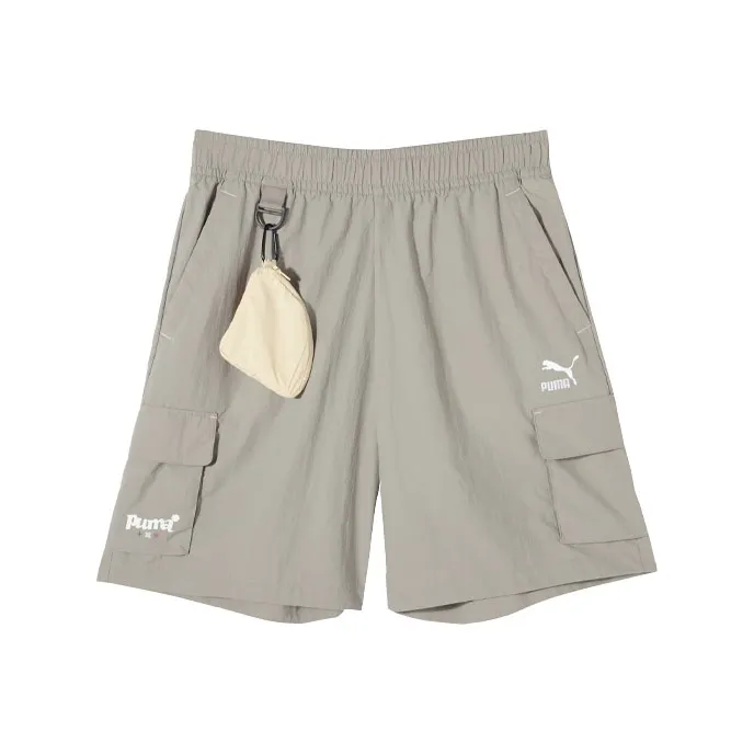 PUMA Casual Shorts Men's Birch Tree Green-0