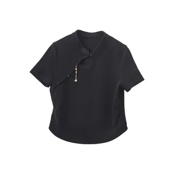 XIANGYING Set-in Sleeve T-Shirt Women's