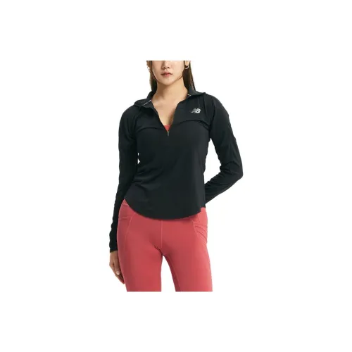 New Balance Crop Tops Women's Black