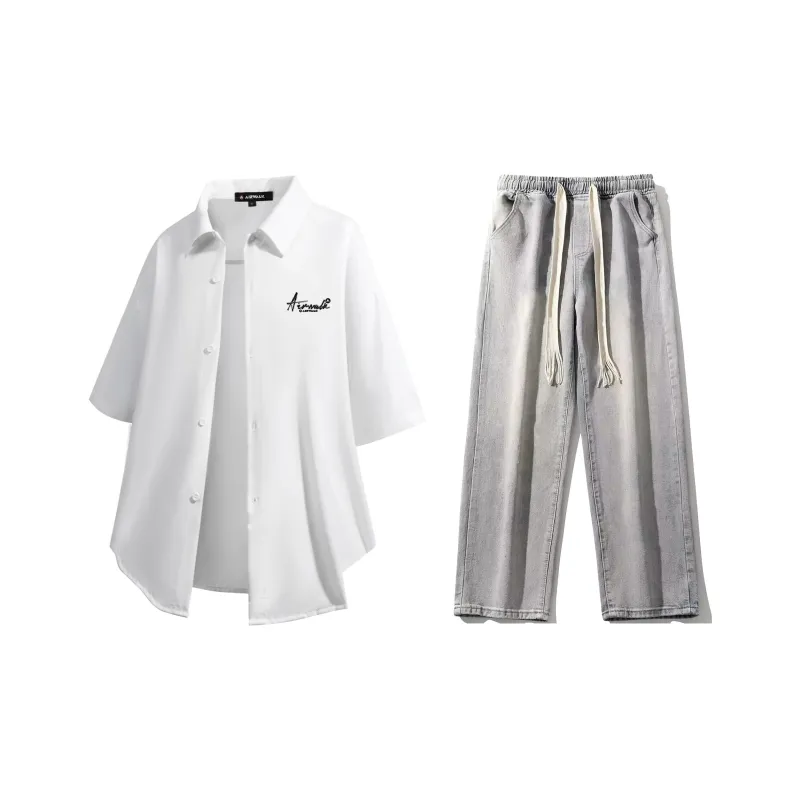Airwalk Shirt Matching Set Unisex-43
