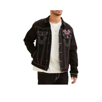 TRUE RELIGION Denim Jacket Men's Black