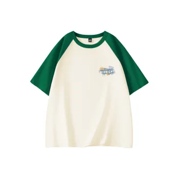 Cotton Raglan Sleeve T Shirt Women's