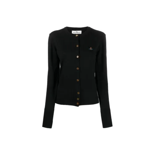 Vivienne Westwood Orb Embroidered Buttoned Cardigan