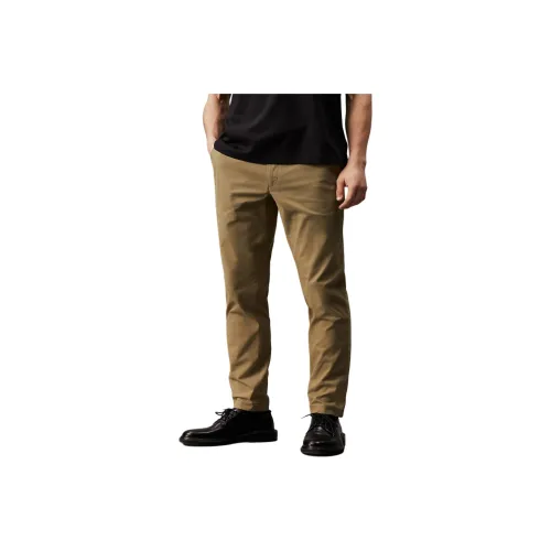 CALVIN KLEIN Casual Pants Europe Version Men's Delta Green