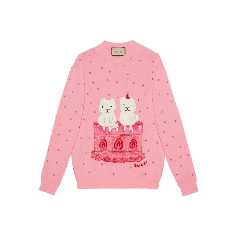 GUCCI SS23 Sweater Women's Pink-0