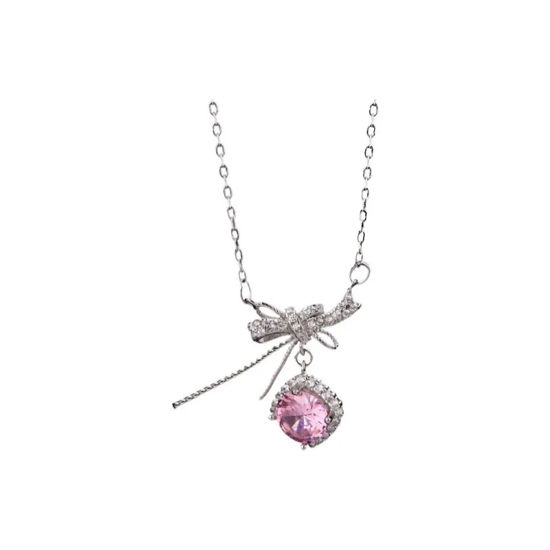 DAWO S925 Silver Necklaces Women's-0