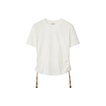Burberry Check trim T shirt