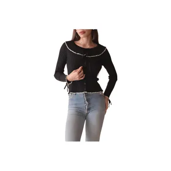 DOEN EMMANUELLE CARDIGAN Sweater Women's Black
