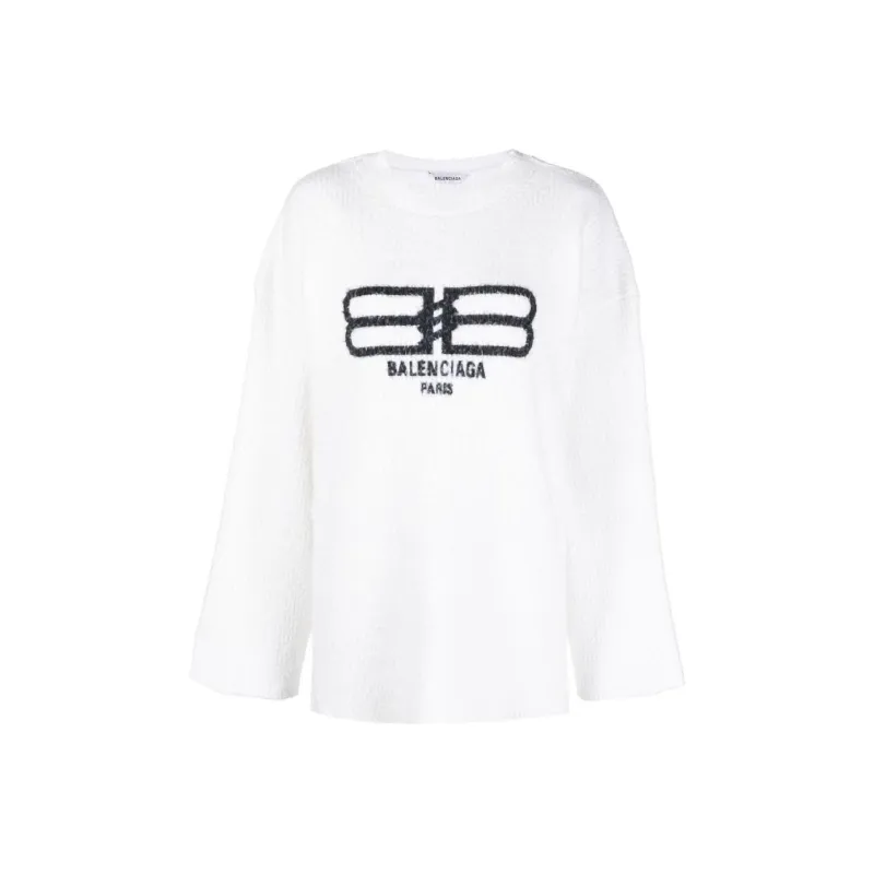 Balenciaga FW22 Sweater Women's White-0