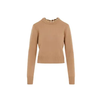 Paco Rabanne Embellished Crewneck Jumper