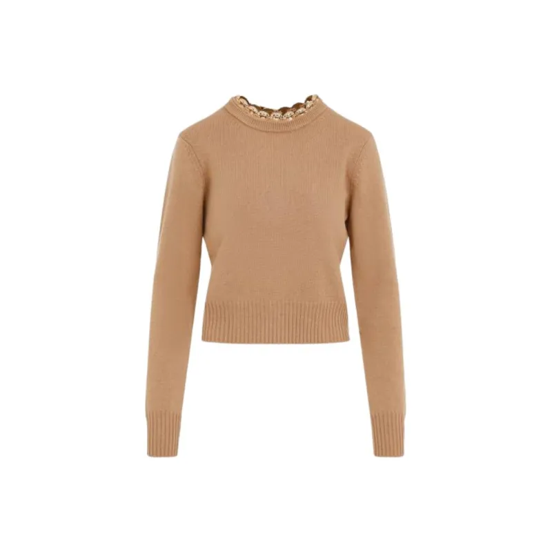 Paco Rabanne Embellished Crewneck Jumper-0