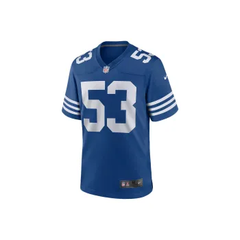 Nike Game Football Jersey Soccer Jerseys Indianapolis Colts Darius Leonard Men's Blue
