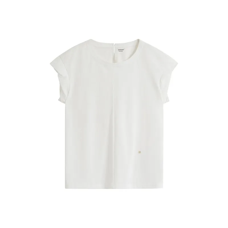 Inman T Shirts Women's Ecru-0