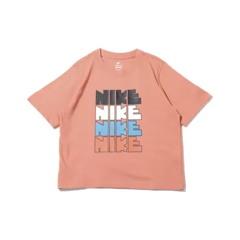 Nike x Atmos Pink Regular T Shirt Women's Madder Root Brown