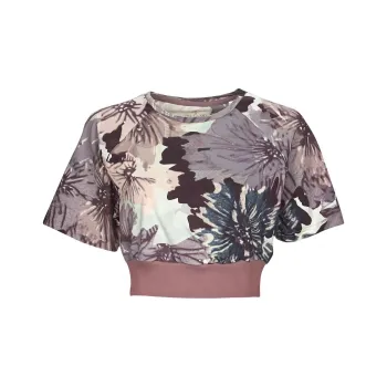 Adidas ALLOVER PRINT T Shirts Women's Purple