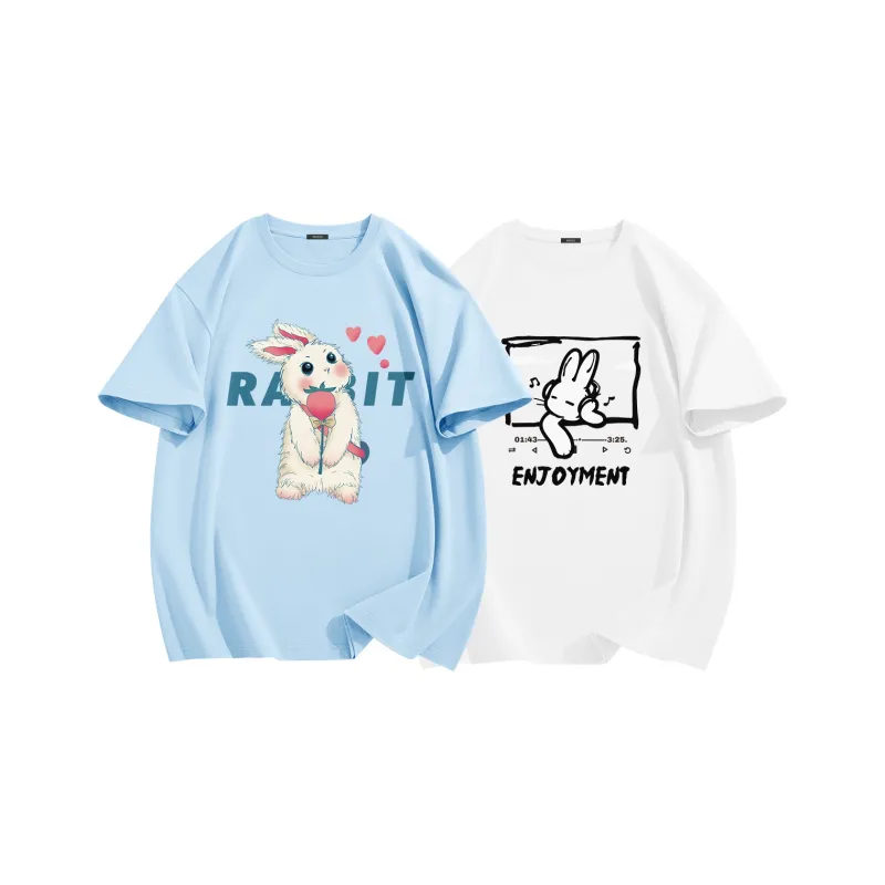 MINISO T Shirt Women's 2 Pack Summer-12