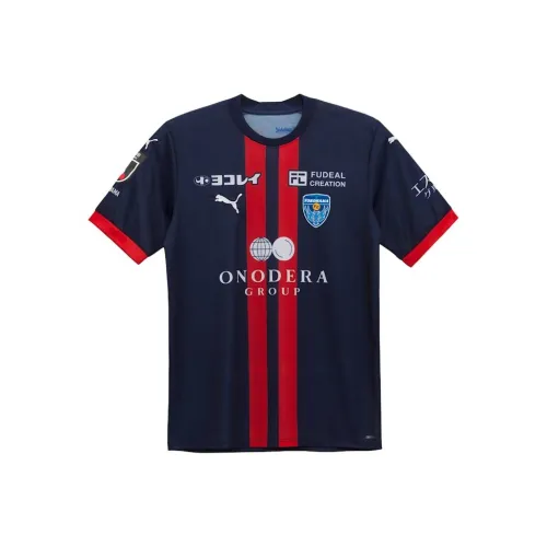 PUMA Yokohama FC SS24 Soccer Jerseys Men's Marine