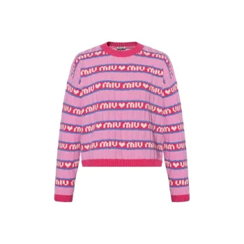 MIU MIU FW21 Sweater Unisex Pink