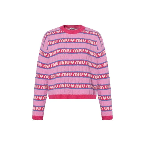 MIU MIU FW21 Sweater Unisex Pink