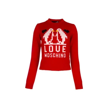 LOVE MOSCHINO FW22 Sweater Women's Red