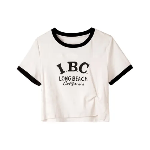 HIPPIEMISS Crop Tops Women's White