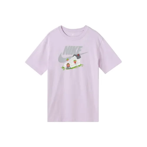 Nike Set in Sleeve T Shirt Women's Pink Purple