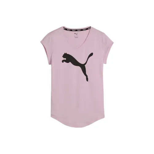 PUMA Train FavoriteHeather Cat T Shirt Women's Light Purple 60