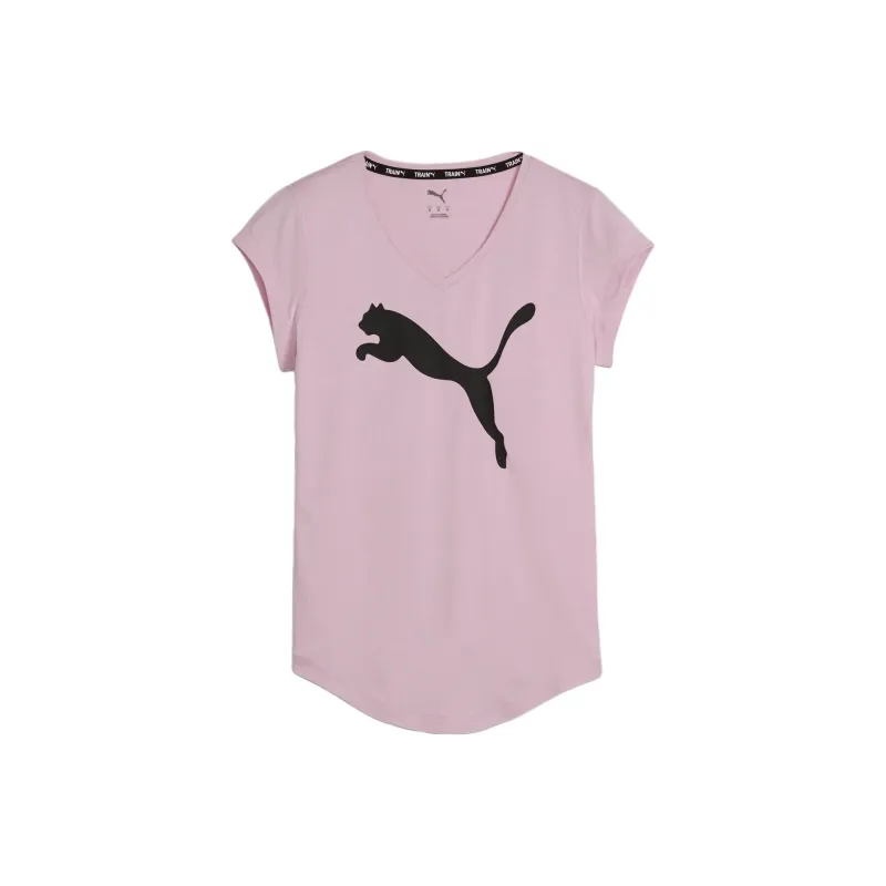 PUMA Train FavoriteHeather Cat T Shirt Women's Light Purple 60-0