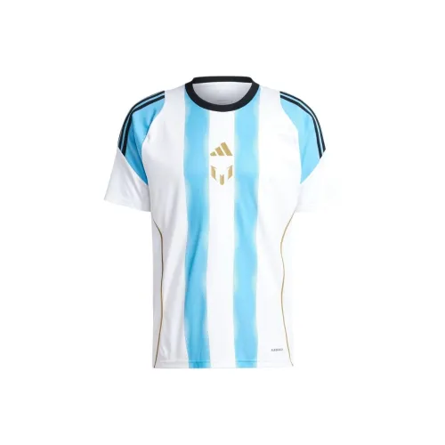 Adidas Messi Series SS24 Soccer Jerseys Men's White Blue