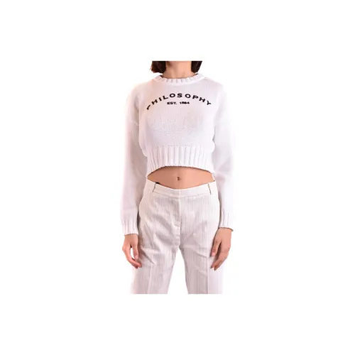 PHILOSOPHY DI LORENZO SERAFINI Sweater Women's White