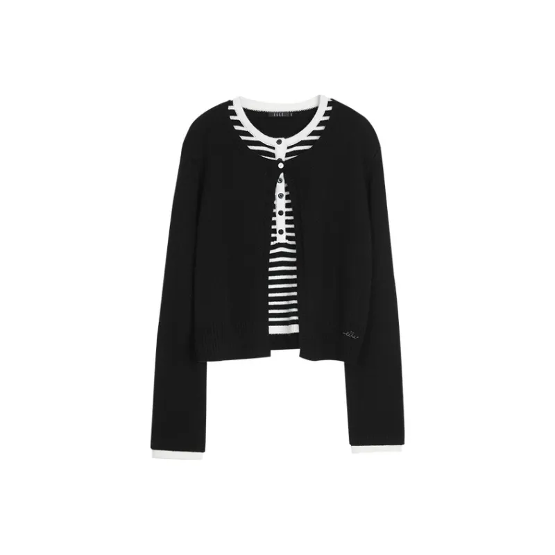 ELLE Sweaters Women's Black-0