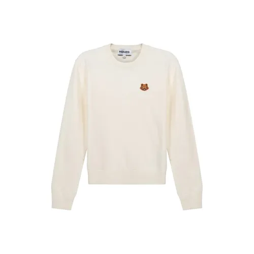 KENZO FW20 Loose Fit Sweater Women
s Beige Yellow