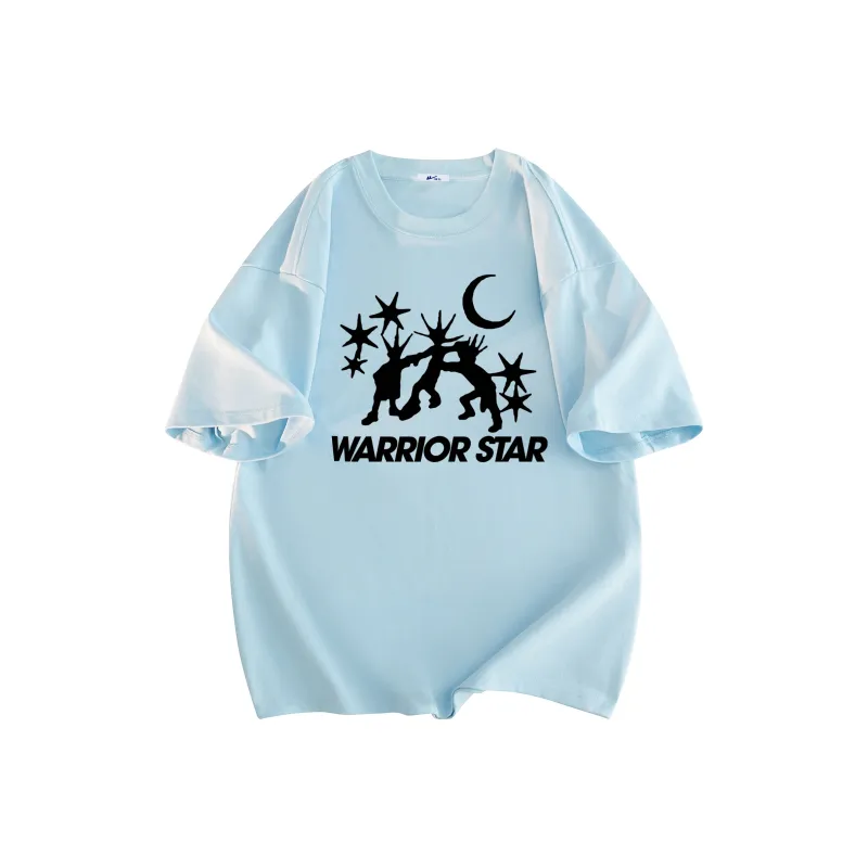 Warrior Huichao Riding The Wind Collection Drop Shoulder Sleeve T Shirt Unisex-6