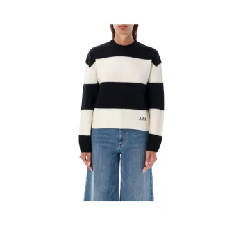 A.P.C Penny Knitted Stripped Jumper