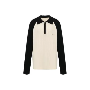 CONCISE WHITE Sweater Women's Black White
